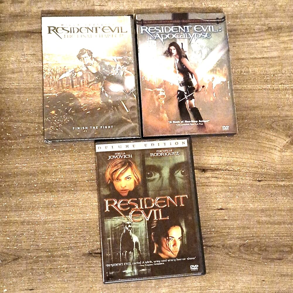 Resident evil DVD collection